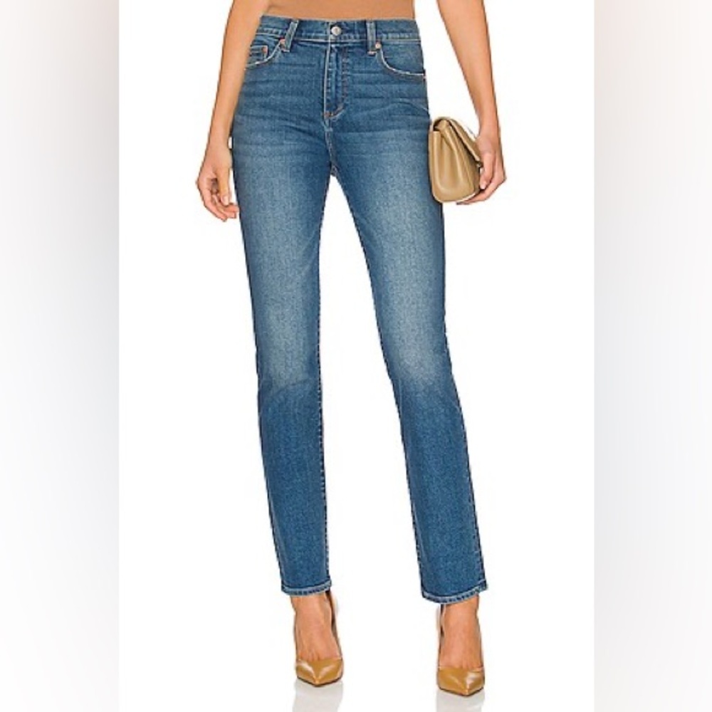 PISTOLA Monroe High Rise Cigarette Jeans in Blue - Picture 5 of 13